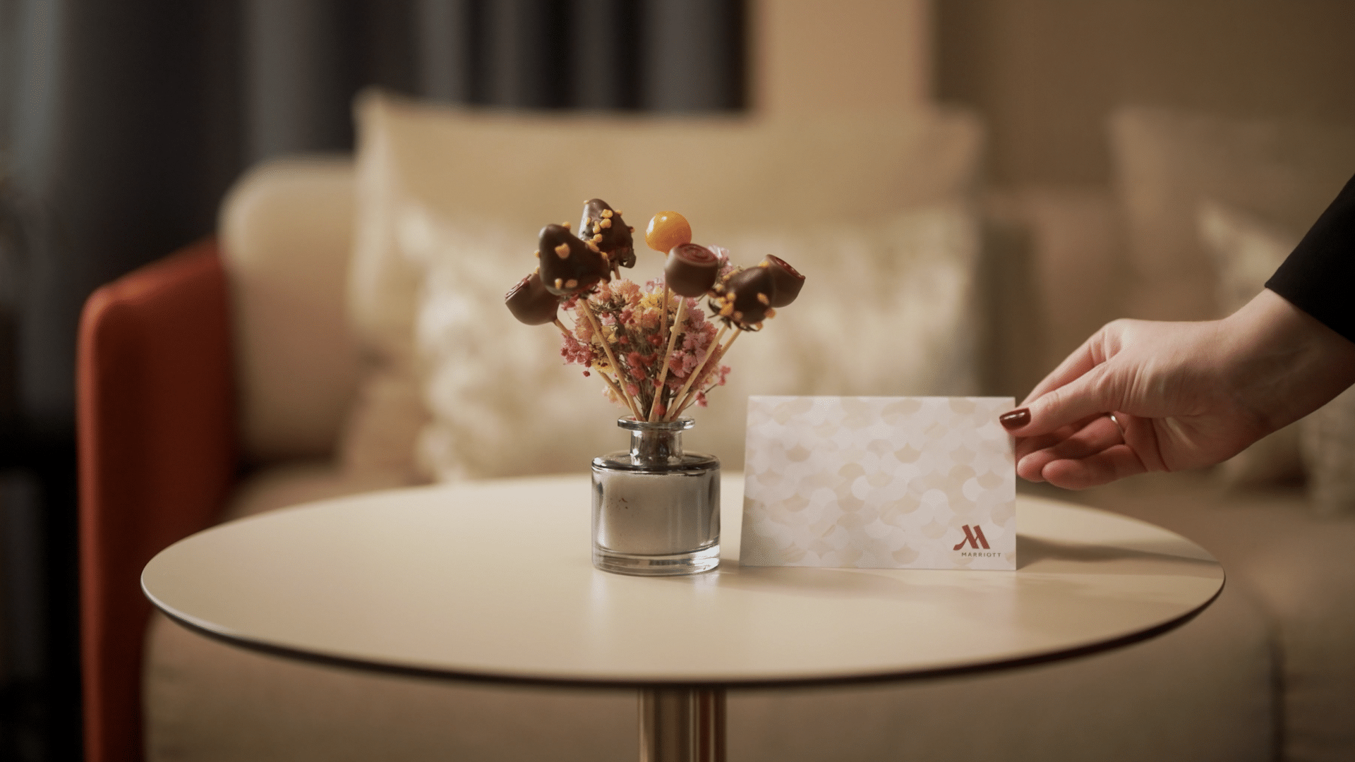 Szene aus einem Produktvideo für das Vienna Marriott Hotel.